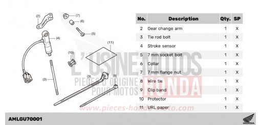 KIT,QUICK SHIFTER CRF1100D3R de 2024